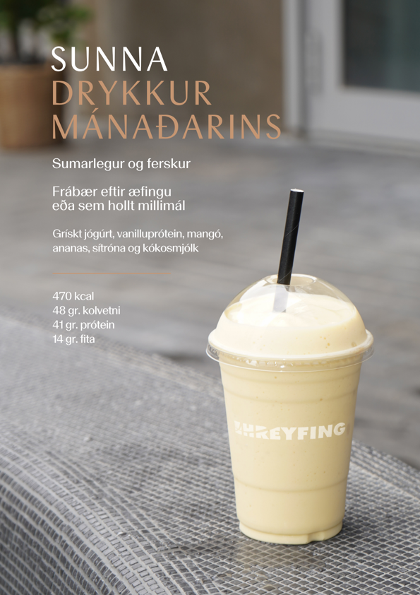 Sunna - drykkur mánaðarins í júlí